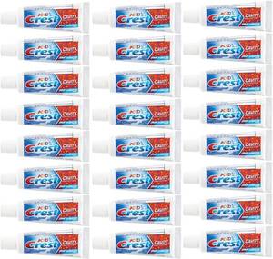 lot 3281 image: Crest Kids Cavity Protection Toothpaste, Sparkle Fun, Travel Size 0.85 oz (24g) Pack of  or -72. BB MAR 25