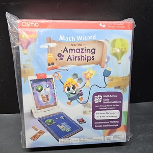 lot 3300 image: Osmo Math Wizard and the Amazing Airships iPad & Fire Tablet-Ages 6-8Grades 1-2-Mental Math Addition & Subtraction-Curriculum-Inspired-STEM Toy-Kids-