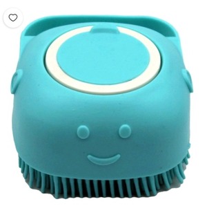 lot 3337 image: Studios Pet Bath & Massage Brush, Grooming Scrubber for Dogs & Cats, Blue, 1 Count