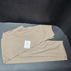 lot 3387 image: CLOZOZ Womens Yoga Pants High Waisted Flare Leggings Tummy Control No Front Seam Crossover Gym Bootcut Pant Brown XSmall