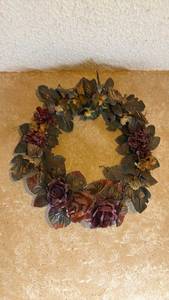 lot 38 image: Floral Wreath with Roses and Leaves 20
