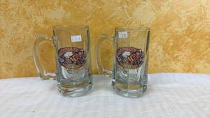 lot 134 image: Orangutan Brewery & Pub Glass Beer Mugs Set of 2
