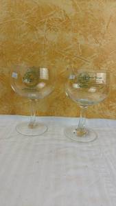 lot 148 image: El Grande Rita Green Pub Mexican Restaurant Margarita Glasses Set of 2