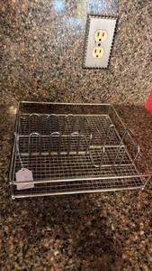 lot 175 image: Chrome Wire Dish Drying Rack
