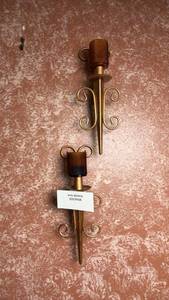 lot 247 image: Wall Sconces Pair