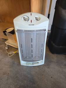 lot 275 image: Patton Portable Electric Space Heater with Thermostat and Mode Control