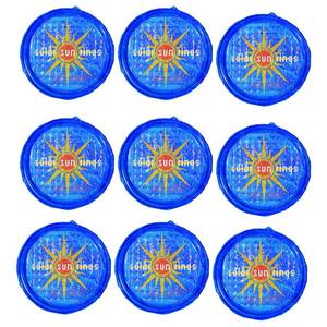 lot 1018 image: Solar Sun Rings 60-Inch UV Resistant Solar Pool Heater with Water Anchors �� Sunburst �� Above Ground & Inground Pools �� 1-Pack - Retail $55