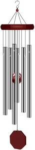 lot 1029 image: Memorial Wind Chimes Outdoor Large Deep Tone, Sympathy Wind-Chime Personalized with 6 Tuned Tubes, Elegant Chime for Garden Patio Balcony and Home - Retail $14