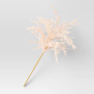 lot 1089 image: Grass Artificial Light Pink Stem - Threshold - Retail $12