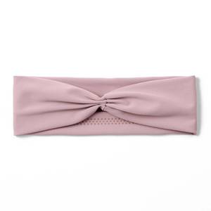 lot 1094 image: The Hair Edit Lotus Fabric Headband - Mauve - Retail $19