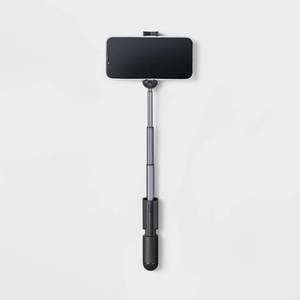 lot 1095 image: Selfie Stick - heyday Black Camera Mount Clamp, Extends 6-21.5 - Retail $20