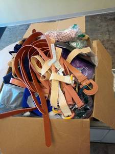 lot 1221 image: Women & Mens Clothing & Accessories Bundle Box Odds & Ends Lot Over 100 items  - Retail $0