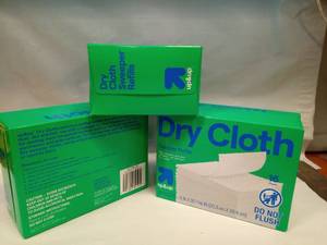 lot 1237 image: 3 boxes- Floor Sweeper Dry Cloths Refills - Standard - 16ct ea  - Retail $12