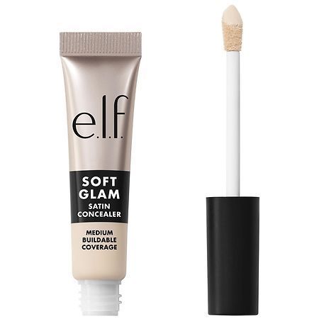 lot 16782 image: e.l.f. Soft Glam Satin Concealer - 10 Fair Cool - 0.21 fl oz Medium Coverage, Paraben-Free, Vegan - Retail $6