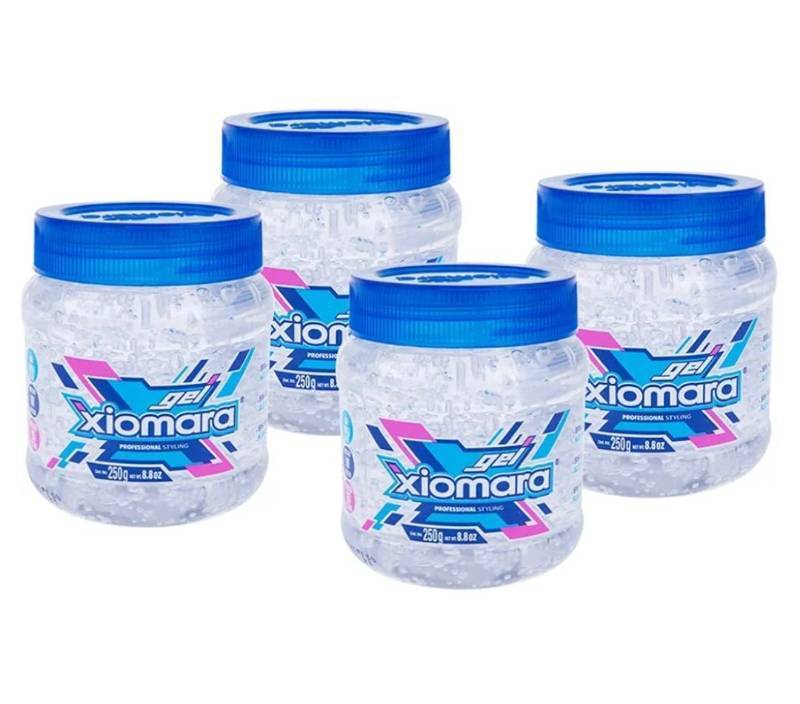 lot 16831 image: Professional Hair Styling Gel with Vera Long-lasting Hold, Clear, Aloe, 4 Pack of 8.80 Oz Jars - Retail $8