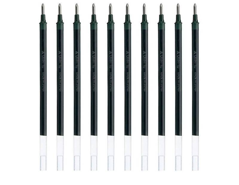 lot 16868 image: Uni-ball UMR-10 Refills for Gel Ink Ballpoint Pen, 1.0mm, Black Ink, Value Set of 6 - Retail $12