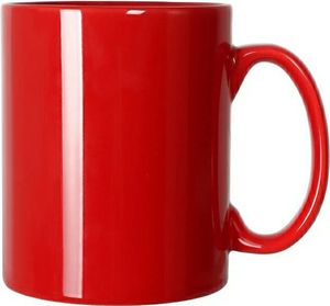 lot 58539 image: 20 OZ Extra Large Ceramic Coffee Mug, M017 Classic Boss Super Big Tea Cup with Handle for Office and Home, Red - Retail $16