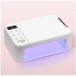 lot 58552 image: Professional Nail Curing Lamp for Salon Mega UV LED Light for Gel Nails with Arm Rest and Retractable Tray 5 Timers LCD Display and Infrared Sensor - Retail $115