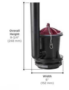 lot 58560 image: American Standard 4 Champion Universal Flush Valve Kit Genuine OEM Part Fits All 2-Piece Champion Toilets Includes Wrench, Lock Nut & Extra Flapper (Model 7382106-100.0070A) GREEN - Retail $56