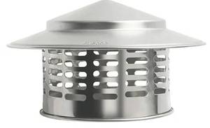 lot 58573 image: �Round Chimney Caps, Stainless Steel Chimney Cap with Screen, 6 Inch Stove Pipe Cap Chimney Cover for All-Round Chimney Protection, 6 Inch. - Retail $27
