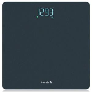 lot 58591 image: Bathroom Scale for Body Weight, Precision 0.1lb by Our Professional Scale Factory Since 2001, Digital Weight Scale LED Display and Step-On, 3AAA Batteries Included, 400lb182kg, Blue - Retail $17