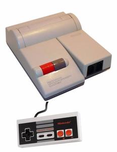 Nintendo NES-101 "Top Loader" console with Bump 'n' Jump Game Cartridge