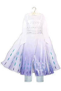 lot 20159 image: Disney Snow Queen Elsa Deluxe Costume for Kids Frozen 2 Child Size (5-6)