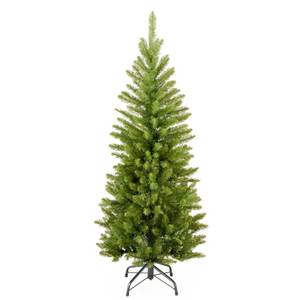 lot 20172 image: National Tree Company 4 ft Unlit Kingswood Fir Mini Artificial Slim Christmas Tree, 269 Tips, Includes Stand, Green