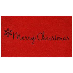 lot 20176 image: Calloway Mills 101782436 Red Merry Christmas Doormat, 24 x 36, RedBlack