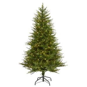lot 20231 image: Nearly Natural 5ft. Wisconsin Fir Artificial Christmas Tree with 250 Warm White LED Lights and 578 Bendable Branches