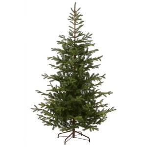 lot 20244 image: National Tree Company 7.5 ft Unlit Norwegian Spruce Artificial Christmas Tree, 1,325 Tips, Includes Stand, Green