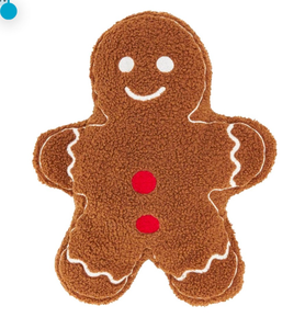 lot 21133 image: SARO LIFESTYLE Gingerbread Warmth Poly Filled Throw Pillow - Retail $0
