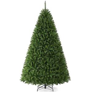 lot 60183 image: Yaheetech 7.5ft Premium Unlit Douglas Full Fir Christmas Tree with Foldable Stand Extra Thick Xmas Tree for Home Party Holiday Decoration with 2326 Branch Tips