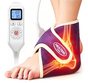 lot 544 image: CAMECO Electric Ankle Heating Pad for Achilles Tendinitis Pain Relief, 30s Quick Heating & 86��-158�� Heated Ankle Brace for Women Men Home Office, Ankle Heat Wrap for Arthritis Swelling - Retail $0