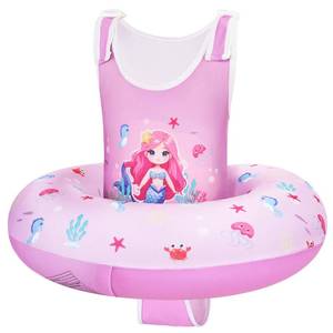 lot 591 image: HeySplash Toddler Swim Vest for Age 3-6, Swim Trainer Vests with Adjustable Strap fit for Boys Girls 29-55lbs, Children Swimsuit, Floating Tubes Swim Jackets, Beginner Learn to Swim, Purple Mermaid - Retail $23