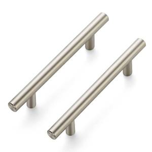 lot 596 image: Ravinte 40 Pack  6 Cabinet Satin Nickel Stainless Steel Kitchen Drawer Pulls Cupboard Pulls Brushed Nickel Cabinet Handles 6Length with 3.75 Hole Center - Retail $33