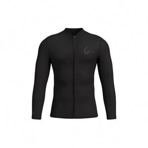 lot 609 image: GoldFin Mens Wetsuit Top, 3mm Wetsuits Men Neoprene Jacket Long Sleeve Wet Suits for Water Sports Diving Surfing Kayaking Swimming Large - Retail $56