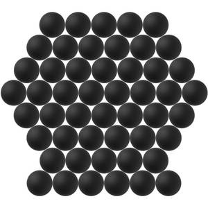 lot 649 image: Assorted 40MM Multi-Color Plastic Balls for Beer Pong, Arts, Crafts & Party Decoration (50pcs-Black) - Retail $10