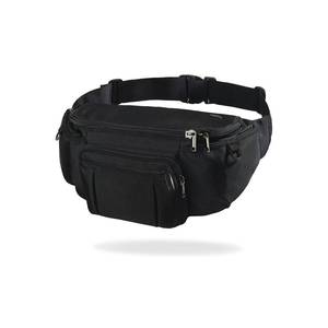 lot 665 image: NZII Sports Fanny Pack for Men Women, Outdoor Waist Pack Bag with 6 Zipper Pockets, 1680D Nylon,Super Capacity Bum Bag with Adjustable Belt for Traveling Hiking Cycling Workout Casual (large black) - Retail $29