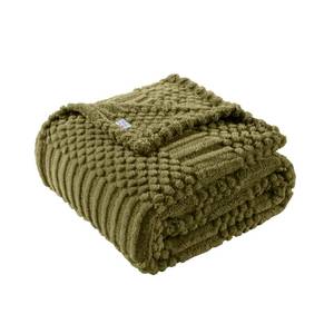 lot 692 image: 50x70 Inch Green Throw Blanket - Soft & Fluffy Fleece, Cute & Aesthetic, Perfect for Sofa, Couch, Chair, Bed, Living Room & Bedroom, All-Season Use, Plush & Cozy Decorative Blanket - Retail $15
