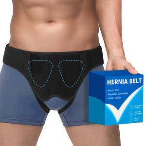 lot 702 image: Tovrinala Hernia Belt for Men & Women - SingleDouble Inguinal, Comfortable Groin Hernia Support Truss, Pain Relief Recovery Adjustable Strap with 2 Removable Compression Pads - Retail $26