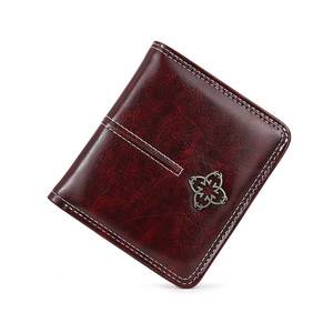 lot 705 image: AdiStylinno Small Wallets for Women, Flower Snap Soft PU Leather Slim Wallet Women Compact Card Holder Wallet with Zip Pocket (Red)