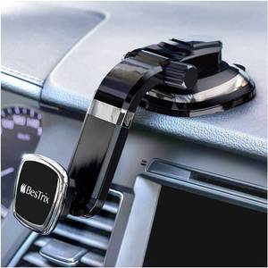 lot 731 image: BESTRIX Phone Holder for Car, Magnetic Car Phone Mount  Dashboard Car Phone Holder Compatible with iPhone 15, 14,13,12,11Pro,Xr,XS Pro MAX Galaxy S24 23 22 21 20 Ultra Note S8 S9 S10 & All Smartphone - Retail $25