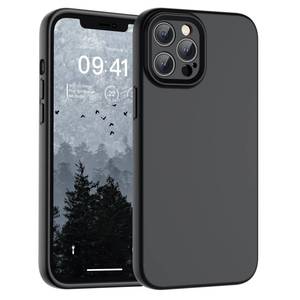 lot 738 image: SUPFINE for iPhone 12 Pro Max Case,Premium Liquid Silicone with Soft Anti-Scratch Microfiber LiningUpgraded Camera Protection Slim Shockproof Protective Phone Case for Men Women Girls,Black - Retail $452