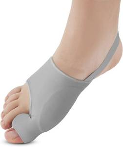 lot 741 image: KTSAY Toe Straightener with Splint Support, Hallux Valgus Pain Rel Corrector for Women & Men - Retail $16