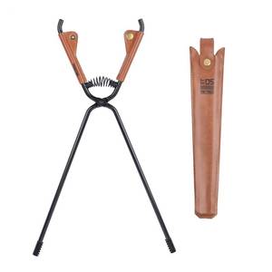 lot 743 image: OMUKY Fireplace Tongs Log Claw Tongs with Faux Leather Handle Cover Log Grabber Clamp Tool for Indoor & Outdoor Camping Campfire Fireplace Fire Pit(Black) - Retail $27