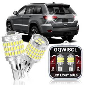lot 755 image: GQWISCL 921 912 LED Reverse Light Bulbs Fit for Jeep 2011-2019 Grand Cherokee, 6000K Cool White, 600% Brightness with HD Projector Back Up Light Bulb, Plug and Play, Pack of 2 - Retail $22