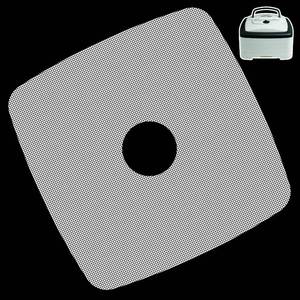 lot 771 image: GUCUJI Pack of 5 Premium Non Stick Silicone Dehydrator Sheets Fruit Dryer Mesh for Nesco FD-80 and FD-80A - Retail $13