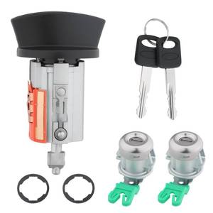 lot 772 image: Door Lock Cylinders & Ignition Switch with Keys  Replacement for 1997-2007 Ford F250350, Excursion & More, Lincoln Blackwood, Navigator  Replace# LC6177  DL5885 X2  597638(No chip) - Retail $33