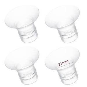 lot 783 image: Momcozy Flange Insert 21mm Compatible with 24mm FlangeShield of Most Pumps, Fit for Momcozy S9ProS12ProS12Pro-Quick Replacement Accessories, 4PCS 21mm - Retail $13
